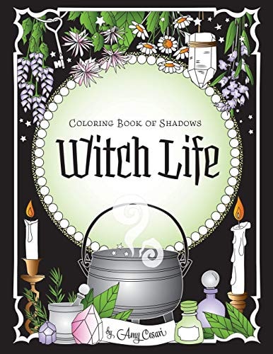 Coloring Book of Shadows Witch Life