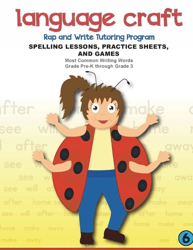 Language Craft Rap and Write Tutoring Program Spelling Lessons, Practice Sheets and Games (Most Common Writing Words)