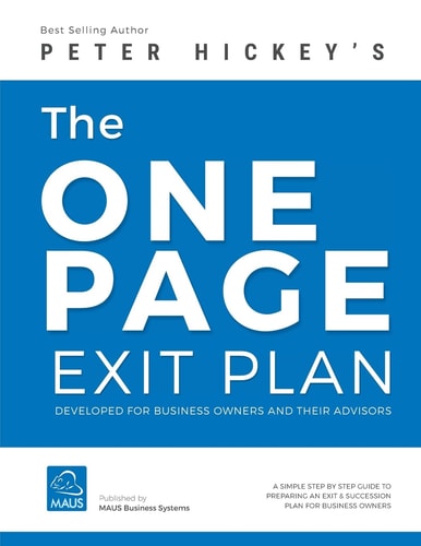 The One Page Exit Plan The Step-By-step Guide to Create an Exit and Succession Plan