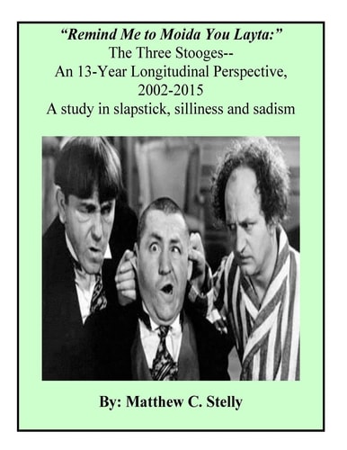 Remind Me to Moida You Later - The Three Stooges A 13-Year Longitudinal Perspective, 2002-2015