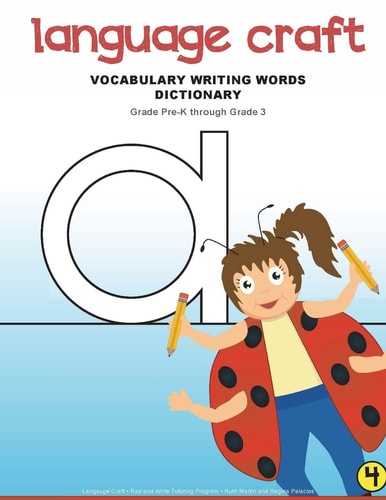 Language Craft Rap and Write Phonics Tutoring Writing Words Dictionary Vocabulary Writing Words Dictionary, Book 4