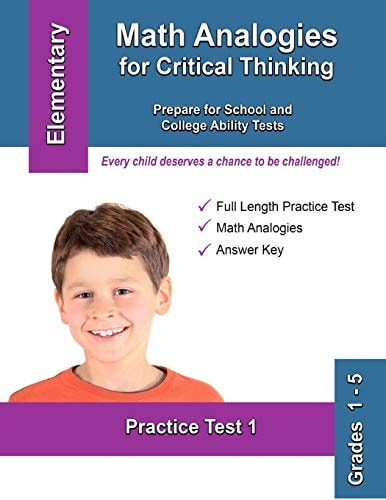Math Analogies for Critical Thinking Prepare for School and College Ability Tests