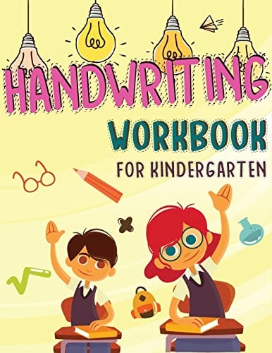 Kindergarten Handwriting Workbook Tracing Alphabet Letter for Kids, 104 Pages of Handwriting and Coloring