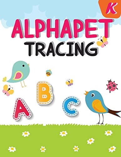 Alphabet Tracing Kindergarten Handwriting Workbook, Trace Alphabet and Coloring for Kids, 106 Pages
