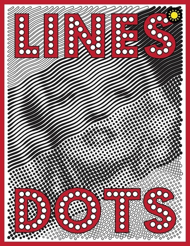 Lines & Dots New Kind of Coloring with One Color to Use for Adults Relaxation & Stress Relief