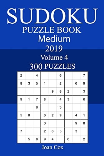 300 Medium Sudoku Puzzle Book 2019