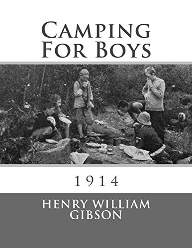 Camping For Boys 1914