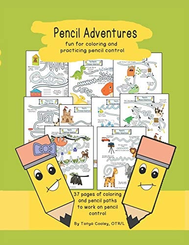 Pencil Adventures Fun Coloring Book for Practicing Pencil Control