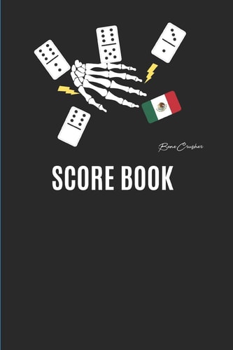 Score Book Mexican Flag Dominoes Score Pad