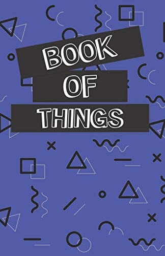 Book of Things Alphabetically Organized Book to Keep Track of Internet Addresses and Website Logins
