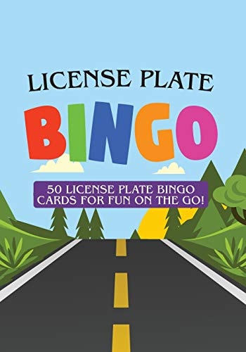 License Plate Bingo 50 License Plate Bingo Cards for Fun on the Go!