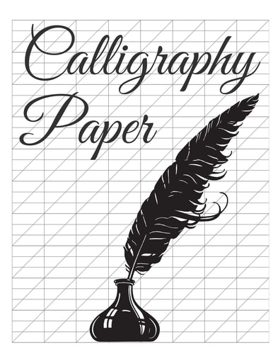 Calligraphy Paper 150 Large Sheet Pad, Perfect Calligraphy Practice Paper and Workbook for Lettering Artist and Lettering for Beginners