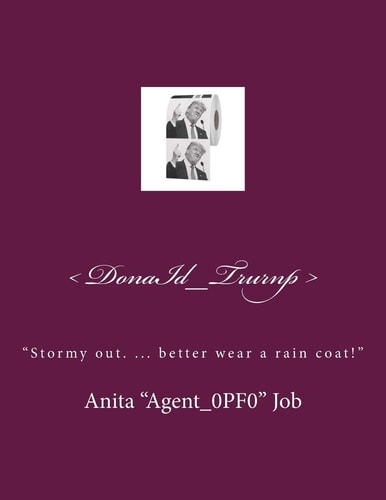 DonaId_Trurnp Stormy Out... . Better Wear a Rain Coat!