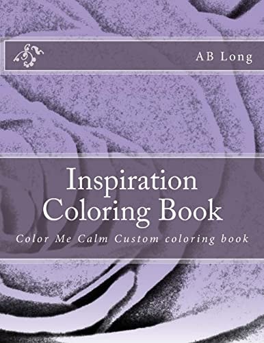 Inspiration Coloring Book Color Me Calm Custom Coloring Book