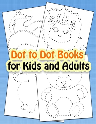 Dot to Dot Books for Kids and Adults Fun Drawing and Coloring Cute Animals