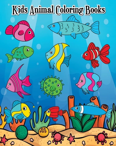 Kids Animal Coloring Books The Deep Dive Underwater Ocean Coloring Book (Jumbo Coloring Book)
