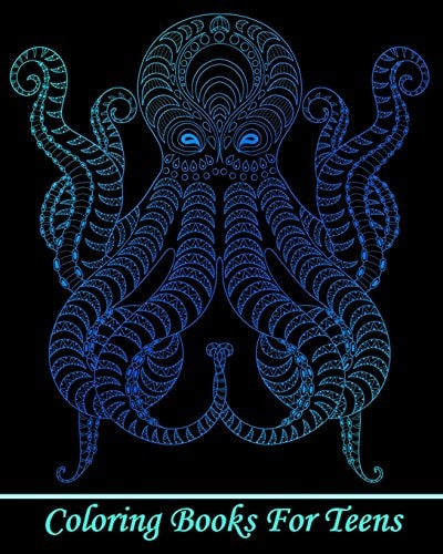 Coloring Books For Teens Gorgeous Ocean Animal Drawings (Perfect for Beginners and Ocean Animal Lovers)
