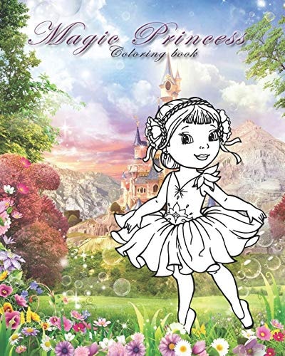 Magic Princess Coloring Book for All Ages