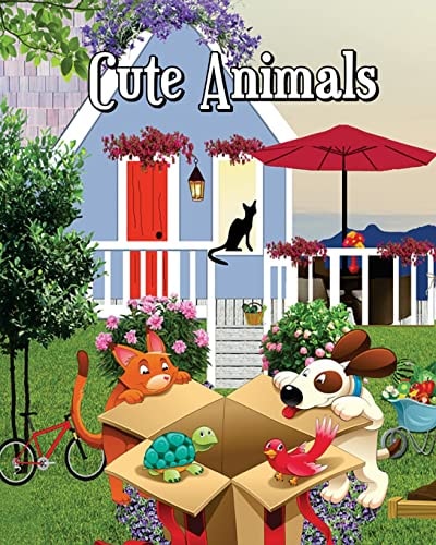 Cute Animals Fun Dogs and Cats to Color for Early Childhood Learning, Preschool! (100 Pages)