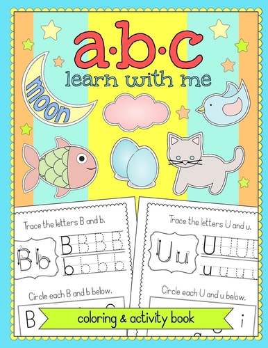 ABC Learn With Me Alphabet Coloring and Activity Book