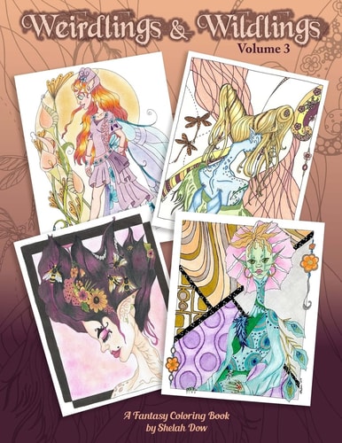 Weirdlings and Wildlings - Volume 3 A Fantasy Coloring Book