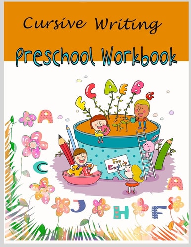 Cursive Writing Preschool Workbook Cursive Handwriting for Kids /Preschool Workbook / Practice Tracing / Letters Tracing/ Fun Learning/ Alphabet Learning