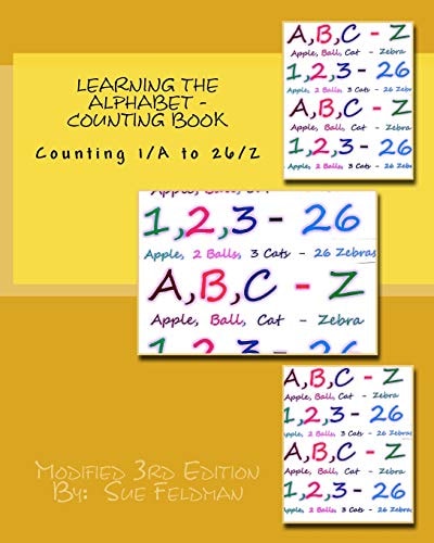 Learning the Alphabet - Counting Book Counting 1/a To 26/Z