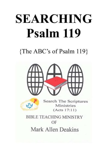 Searching Psalm 119 The ABC's of Psalm 119