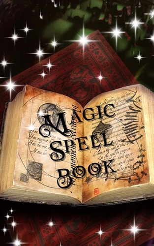 Magic Spell Book Grimoire 5x8 Spell Book 150 Pages.