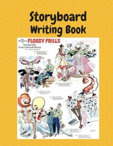 Storyboard Writing Book 8. 5x11 100 Pages Classic Flossy Frills Comic Book Story Board Writing Book