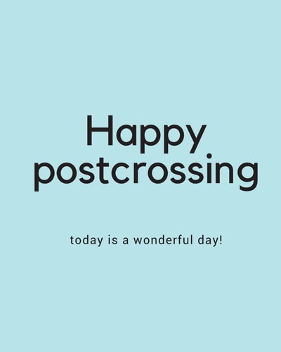 Happy Postcrossing What Did You Received Today ?