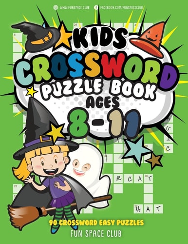 Kids Crossword Puzzle Books Ages 8-11 90 Crossword Easy Puzzle Books for Kids