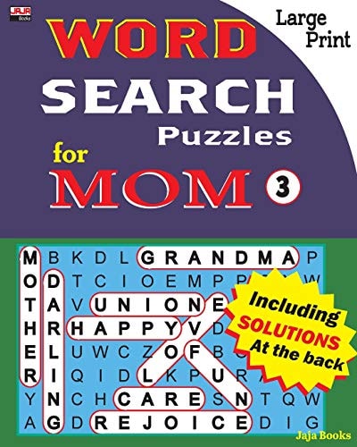 WORD SEARCH Puzzles for MOM