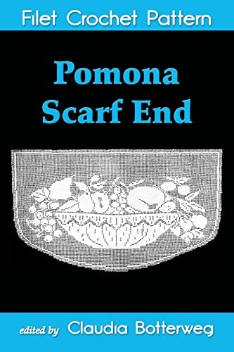 Pomona Scarf End Filet Crochet Pattern Complete Instructions and Chart