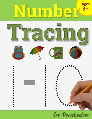 Number Tracing Book for Preschoolers Number Writing Practice Book for Pre K and Kindergarten: Number Tracing Books for Kids Ages 3-5, Preschoolers Volume 2