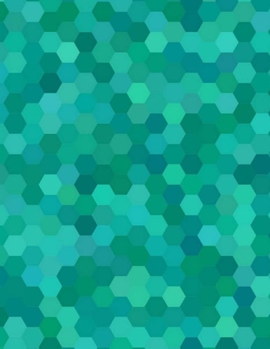 Blue Hex (Small Hexagon Graph Paper)