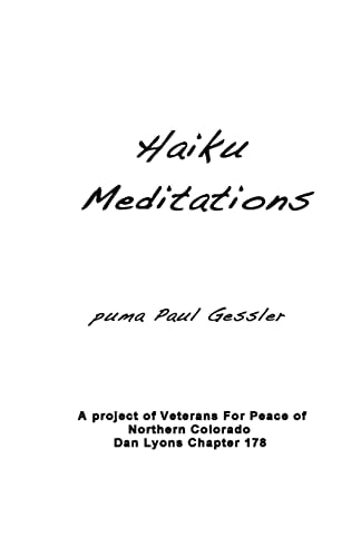 Haiku Meditations A Project of Veterans For Peace