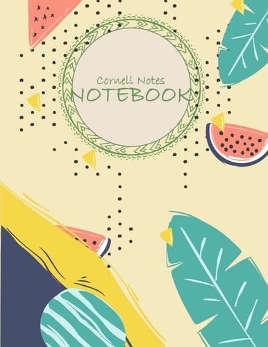Cornell Notes Notebook Note Taking Notebook, For Students, Writers, School Supplies List, Notebook 8.5 X 11- 120 Pages