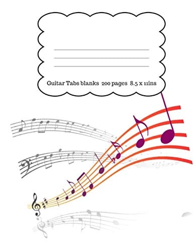 Create Music for the Guitar Inspired to Write Music? Perfect Workbook 200 Pages, 8.5 X 11 Ins.