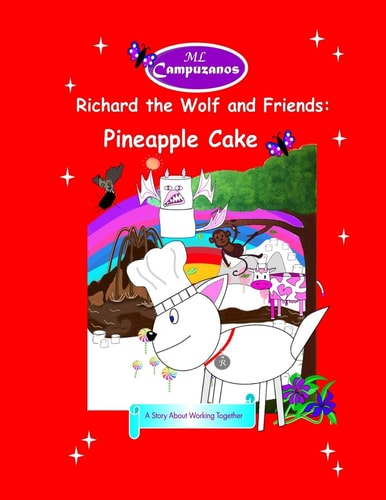 Richard the Wolf and Friends Pineapple Cake