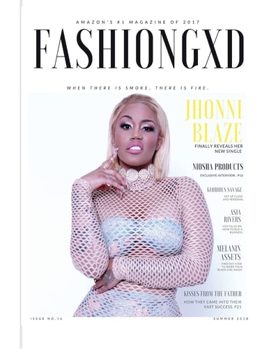 Fashion Gxd Magazine Jhonni Blaze Where There Is Smoke. There Is Fire .