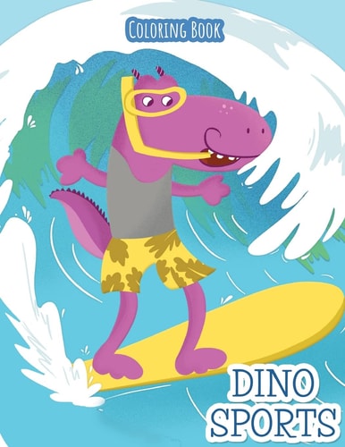 Dino Sports Coloring Book