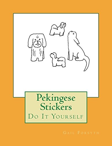Pekingese Stickers Do It Yourself