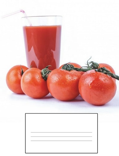 Make Your Own Tomato Juice Recipe Book Large Writing Size Paper - 7. 44 X 9. 69