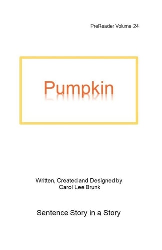 Pumpkin PreReader 24