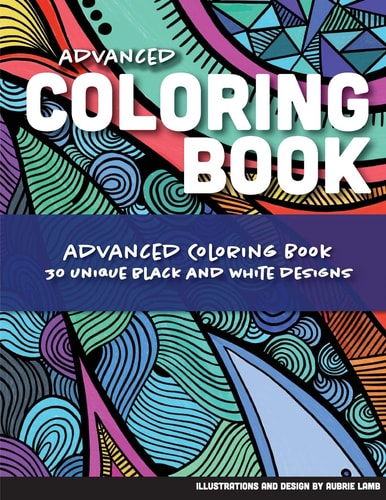 Aubrie Lamb's Coloring Book 30 Unique Black and White Designs