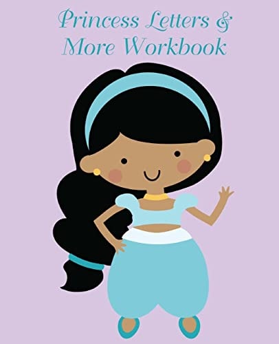 Princess Letters and More Workbook Tracing Letters and Numbers Workbook with Activities (Arab Princess)
