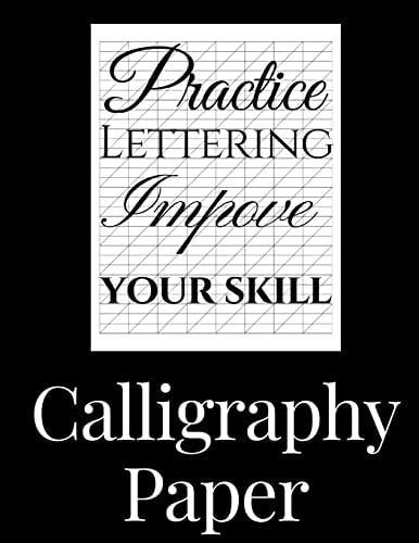 Calligraphy Paper 150 Large Sheet Pad, Perfect Calligraphy Practice Paper and Workbook for Lettering Artist and Lettering for Beginners