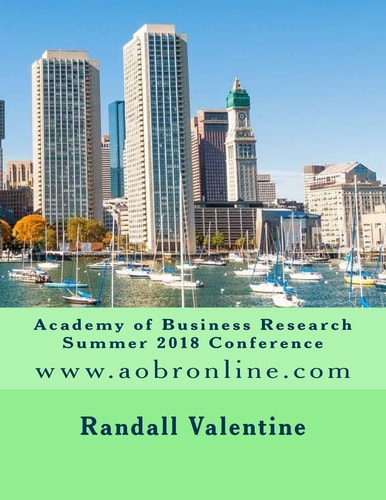 Academy of Business Research Summer 2018 Conference