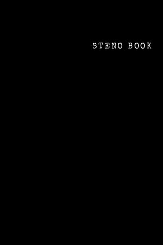 Steno Book Steno Pad, 6" X 9", Gregg Rule, White Paper, 100 Pages